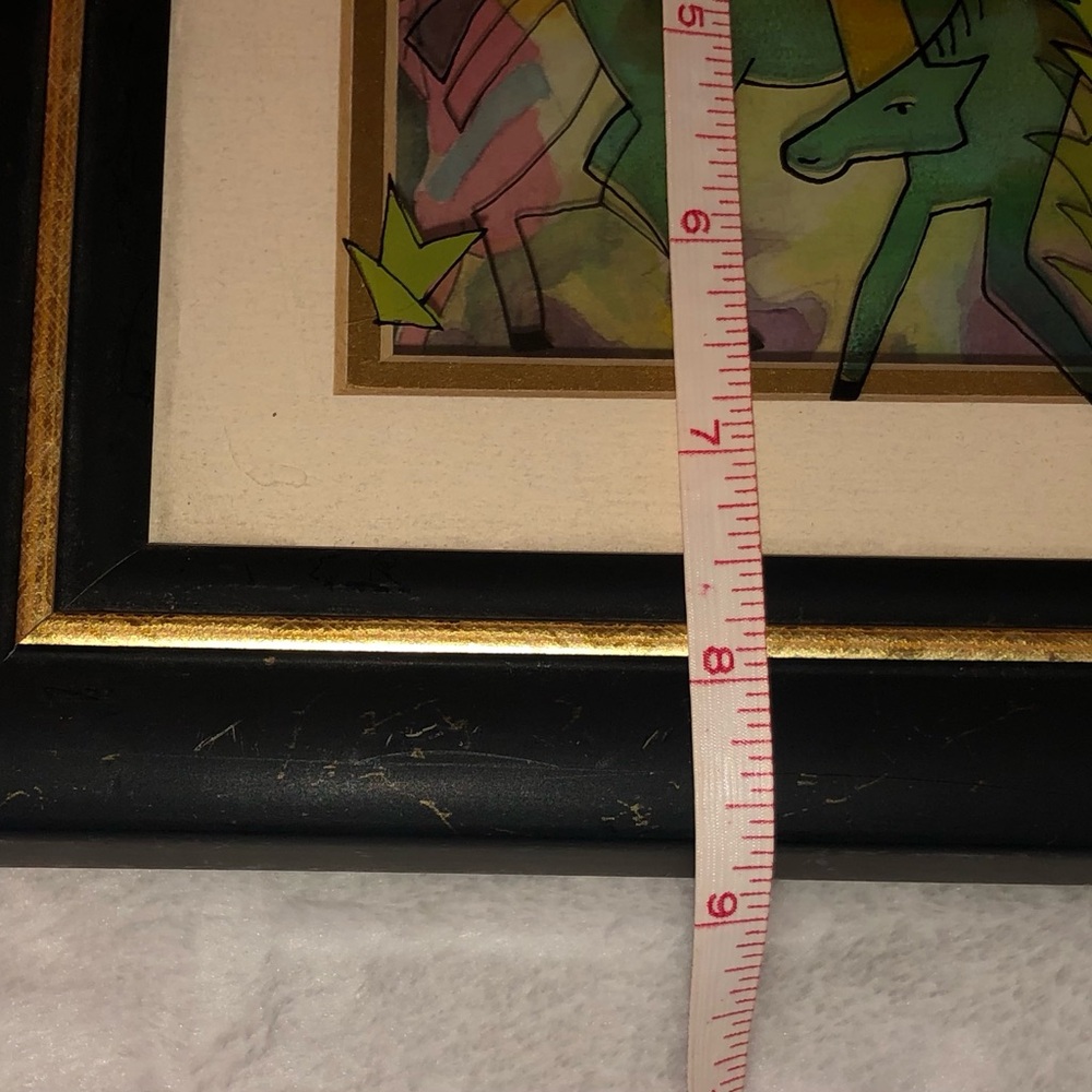 Jean-Pierre Weill 3-D Painting; Signed; Celebrate the "Year of the Horse" RARE! - Picture 7 of 8